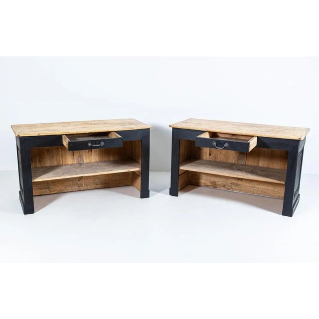 Parisian Ebonised Fruitwood Boulangerie Counter For Sale - Image 6 of 14