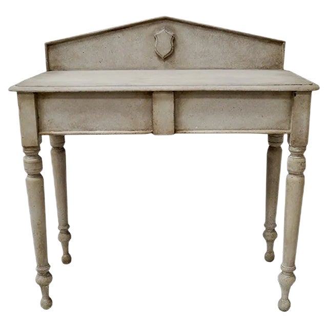 Victorian Painted Mahogany Hall Table For Sale