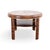 Wood Vintage Round Walnut and Marble Coffee Table, 1950s For Sale - Image 7 of 7