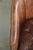 Animal Skin Desk Chair In Cognac-colored Cowhide Leather For Sale - Image 7 of 12