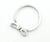 2020s Chanel 18k 750 White Gold Ruben Ribbon Diamond Ring, Size 6 For Sale - Image 5 of 6