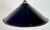 Industrial British Dark Blue Enamel Factory Pendant Lamp, 1950s For Sale - Image 4 of 17