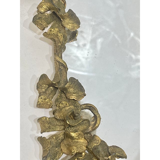 Bronze French Vintage Gilt Bronze Mirrored Vanity Tray or Plateau. For Sale - Image 8 of 10