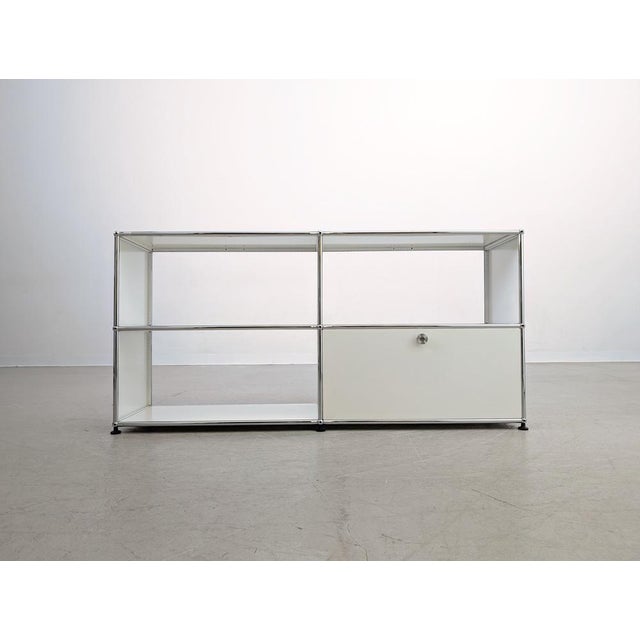 Postmodern Sideboard in Pure White from USM Haller For Sale - Image 3 of 9