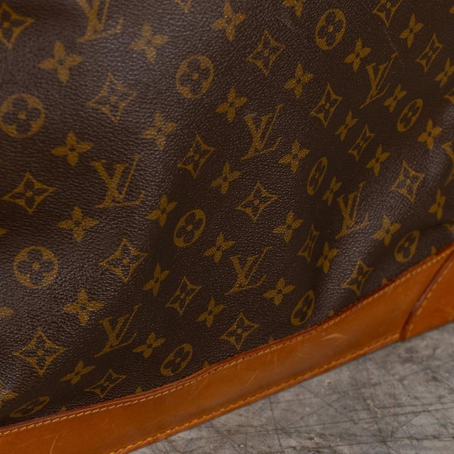 A lovely louis vuitton steamer travel bag in monogram canvas and natural tan leather, made in france in the latter quarter...
