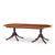 Councill Craftsmen Mahogany Inlaid Double Pedestal Expanding Dining Table With 3 Leaves For Sale - Image 9 of 15
