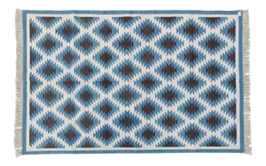 Simone Rug, 4x6, Blue
