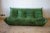 Animal Skin Set of Dubai Green Leather Togo 2- and 3-Seat Sofa by Michel Ducaroy for Ligne Roset For Sale - Image 7 of 8