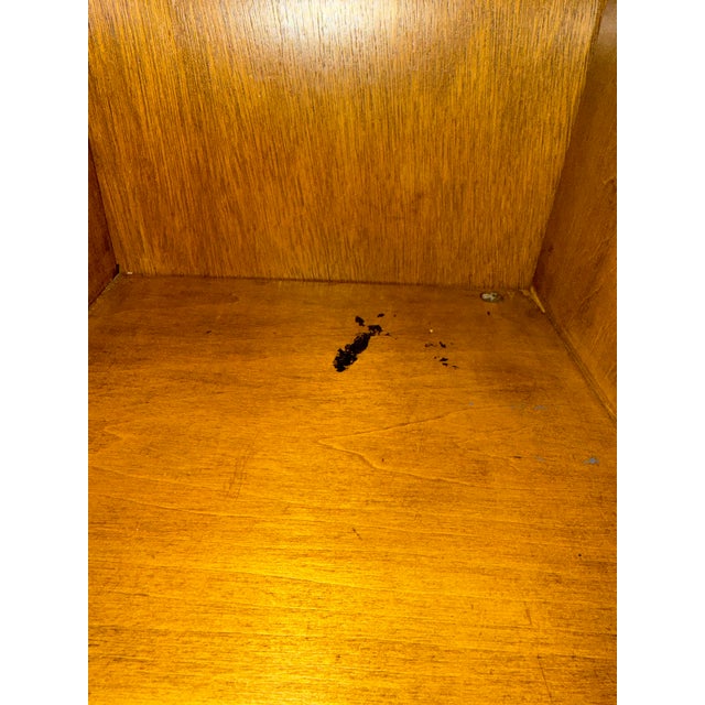 1970s Vintage French Country Provincial Fruitwood Armoire Wardrobe For Sale - Image 5 of 12