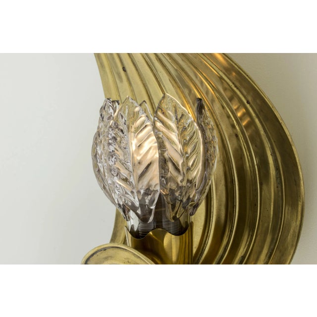 Swedish Brass Wall Lamps, Set of 2 For Sale - Image 9 of 10