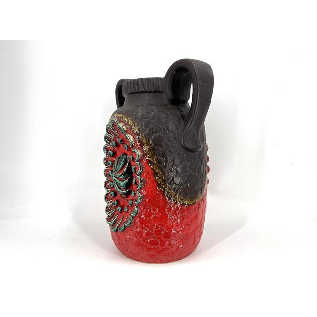 Ceramic Vintage Ceramic Fat Lava Vase by Dümler & Breiden, 1960s For Sale - Image 7 of 9