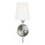 Thomas O'Brien By Visual Comfort Studio Baker 1-Light Bath Sconce in Brushed Nickel For Sale
