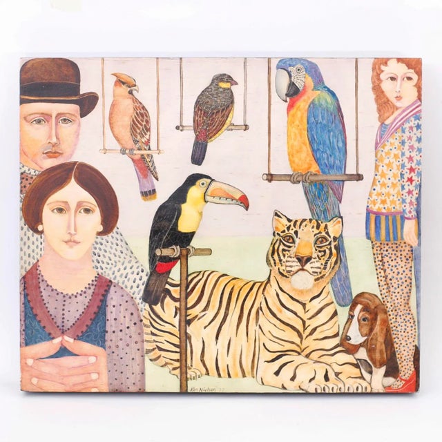 Modernist Oil Painting on Board For Sale - Image 10 of 10