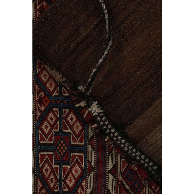 Textile Late 19th Century Antique Tribal Bag & Flatweave Textile With Geometric Patterns, From Rug & Kilim For Sale - Image 7 of 7