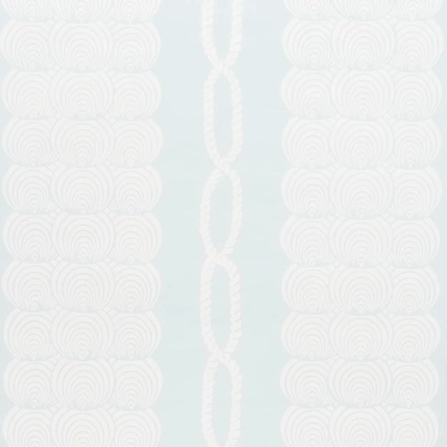 Sample - Schumacher Coralline Wallpaper in Mineral For Sale