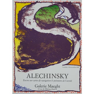 Pierre Alechinsky, Exposition 1981, Lithograph For Sale