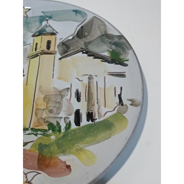 1960s Vallauris Ceramic Plate by Camos, 1960s For Sale - Image 5 of 8