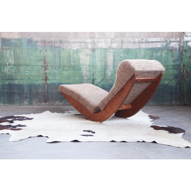 Mid Century Upholstered Lounge Chair in the Style of Adrian Pearsall For Sale - Image 13 of 13