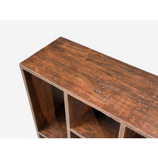 Wood Pierre Jeanneret, 6-Hole File Rack or Bookcase, Teak, Chandigarh, 1960s For Sale - Image 7 of 8