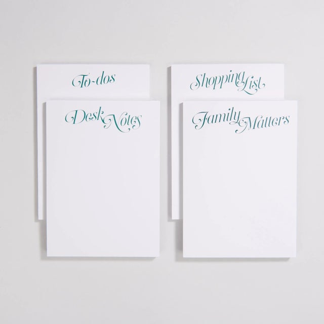 Contemporary Dear Annabelle Maison Notepads - Set of 4 For Sale - Image 3 of 3