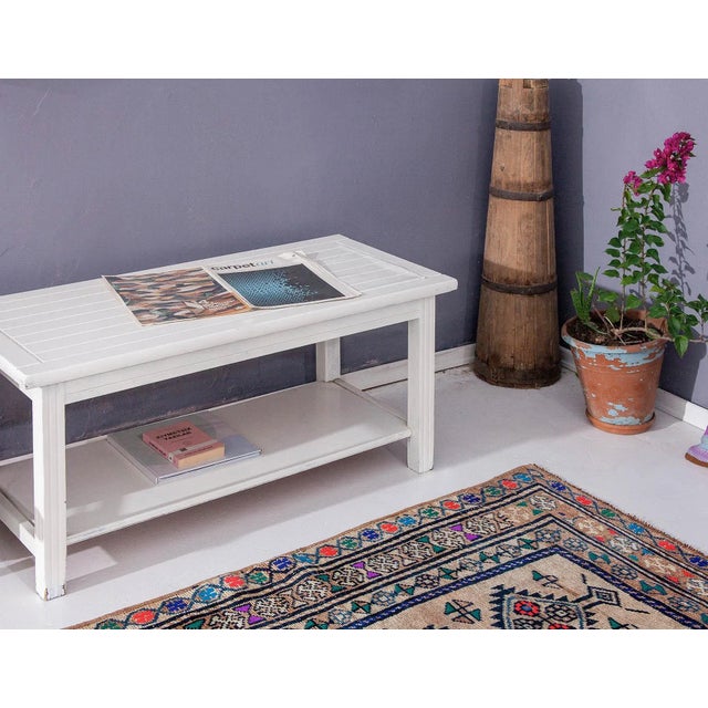 Vintage Decorative Herki Runner For Sale In Los Angeles - Image 6 of 6