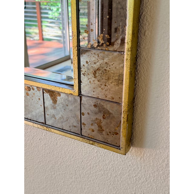 Antique Faceted Mirror For Sale - Image 12 of 15