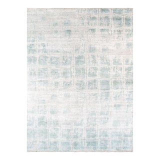 Pasargad Home Modern Ivory Bamboo Silk Area Rug, 7'11'' X 10' 2'' For Sale