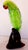 1970s Vintage Dynasty Gallery Murano-Style Cased Glass Parrot For Sale - Image 12 of 15