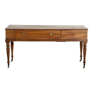 Late 19th Century Antique Victorian Console Table Desk For Sale
