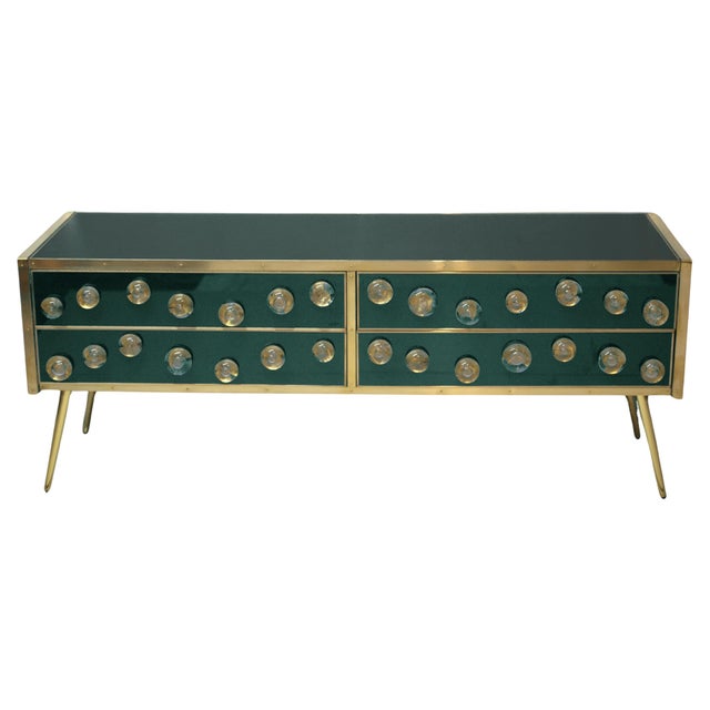 This exquisite birch sideboard is a splendid example of modern Italian craftsmanship. Made of solid birch, it features...