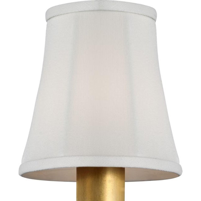 Traditional Visual Comfort Signature 4" Silk Bell Empire Shade For Sale - Image 3 of 3