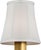 Traditional Visual Comfort Signature 4" Silk Bell Empire Shade For Sale - Image 3 of 3