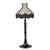 Buchanan Scalloped Aluminium Base Table Lamp, Natural/Black For Sale In Los Angeles - Image 6 of 6