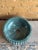 Modern Green Marble Fluted Vessel Sink, Round Countertop Vanity Basin For Sale - Image 10 of 10