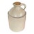 Antique Late 19th Century Sand Colored American Stoneware Jug For Sale