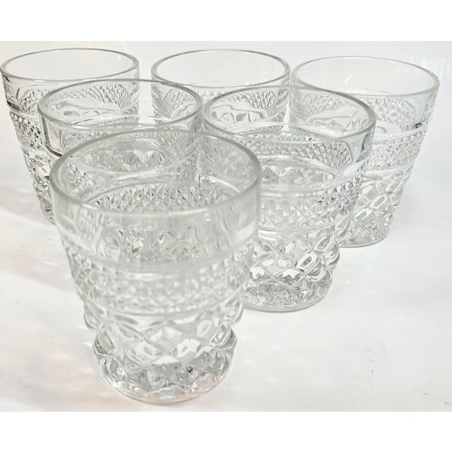 Hollywood Regency Double Old Fashioned Glasses Set of Six For Sale - Image 4 of 9