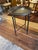 Black Traditional Black Marble Top Round End Table With Brass Gallery For Sale - Image 8 of 9