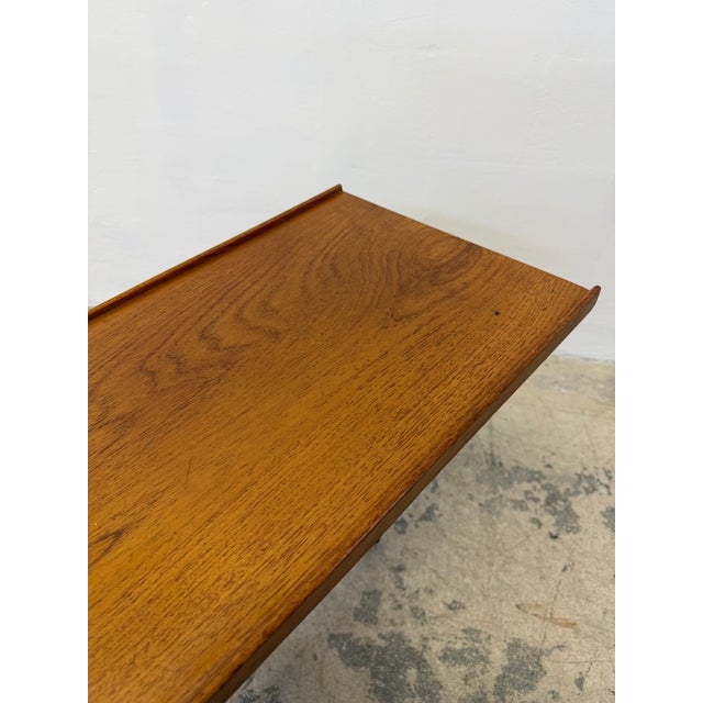 Danecastle Danish Modern Teak and Chrome Adjustable Reading Tray Table, 1970s For Sale - Image 13 of 16