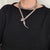 Industrial Vintage Sculptural Snake Mesh Necklace attributed to Dl Auld Co. / Whiting & Davis, 1970s For Sale - Image 3 of 16