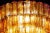 Large Modern Gold Amber Color Murano Glass Chandelier or Flush Mount, 1970 For Sale - Image 12 of 13