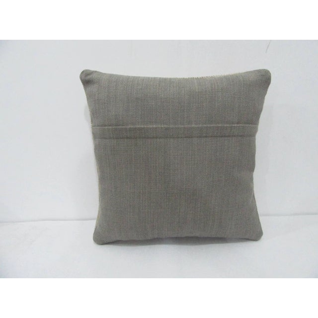 Shabby Chic Distressed Decorative Pillow Cover For Sale - Image 3 of 4