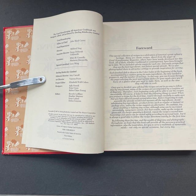 Red Vintage Good Housekeeping All-American Cookbook - Red Hardcover - First Edition For Sale - Image 8 of 13