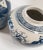 Blue 20th Century Pair Decorative Chinoiserie Middle Eastern Blue and White Ginger Jars For Sale - Image 8 of 12