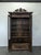 Louis XIII Style Glass-Fronted Bookcase in Oak For Sale - Image 6 of 11
