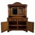 An impressive early 20th-century English sideboard, finely crafted from oak and distinguished by its substantial mirrored...