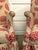 Pair of Vintage Skirted Swan Arm Chairs With Red Embroidered Textile For Sale - Image 4 of 15