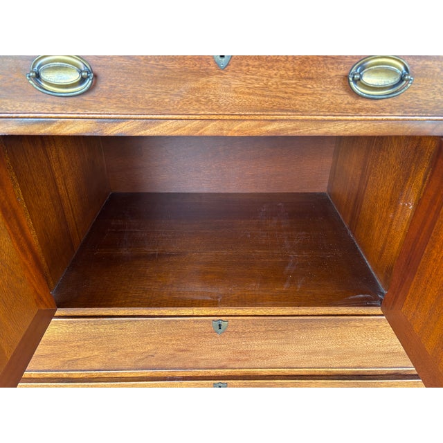Craftique Mahogany Federal Style 54" Sideboard-Buffet For Sale - Image 10 of 17