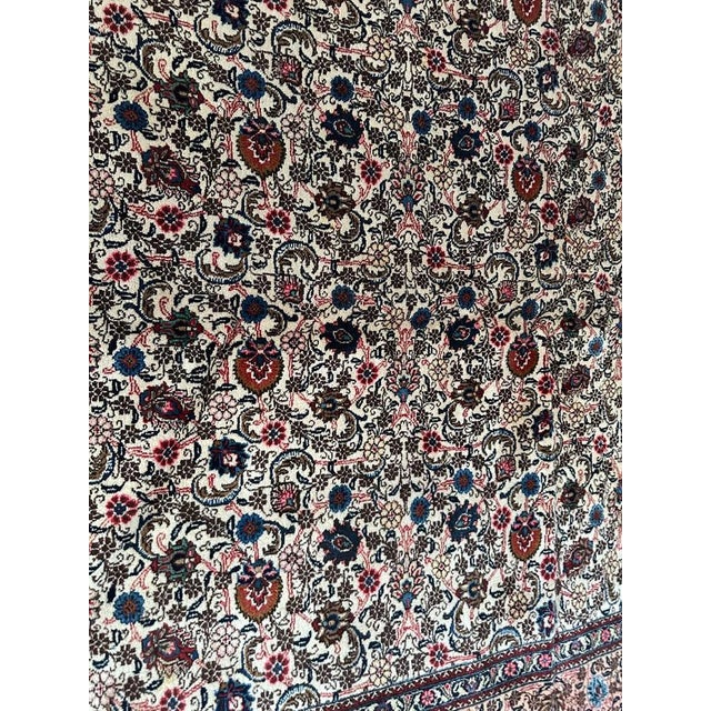 Textile Large Vintage Mashhad Rug, 1970s For Sale - Image 7 of 18
