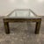Mastercraft 1970s Bernhard Rohne for Mastercraft Acid-Etched Brass and Black Lacquered Coffee Table For Sale - Image 4 of 12