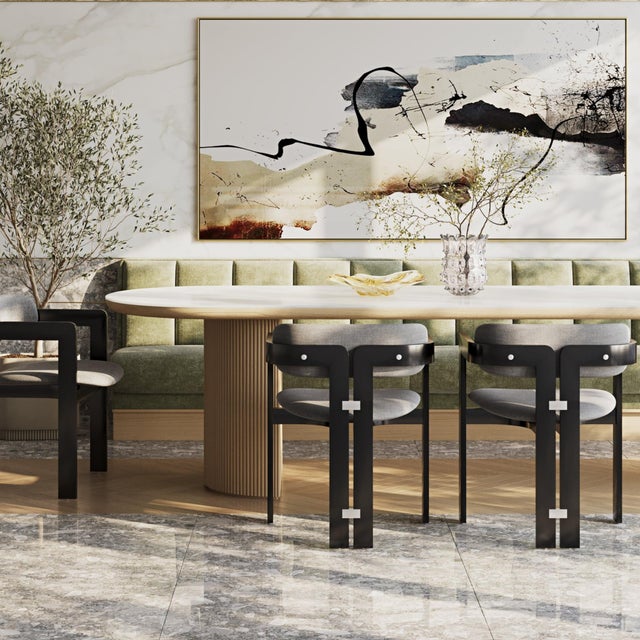 Inspired by Augusto Savini iconic 'Pamplona' Chairs our chair looks to celebrate Savini's vision with its elegant mid-...